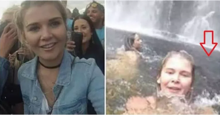 Mulher captura na câmera uma cena chocante por engano; olhe com cuidado o detalhe atrás dela