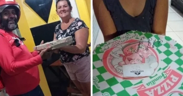 Menina pede pizza ‘fiado’ e reação do entregador é uma das coisas mais lindas que já se viu