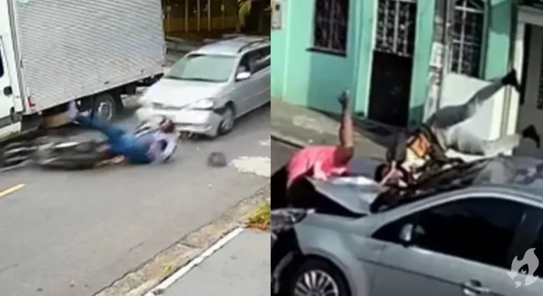 Motorista atropela bandido após tentativa de assalto