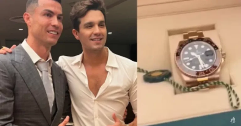 Vídeo: Luan Santana ganha Rolex de Cristiano Ronaldo após cantar para o jogador na virada do ano