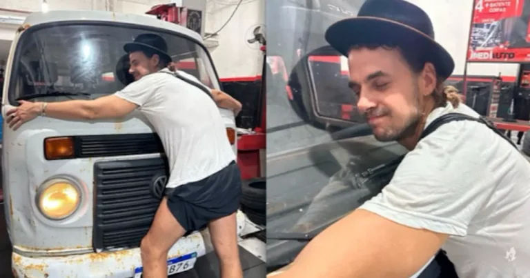 Kombi doada ao ex-ator da Globo Daniel Erthal apresenta problemas que podem colocar sua vida em risco