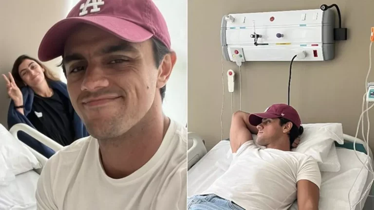 Felipe Simas é internado às pressas e descobre doença