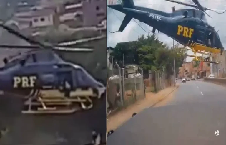 Vídeo: Imagens mostram momento da queda de helicóptero da PRF em BH
