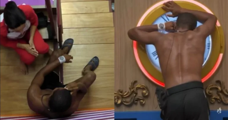 BBB24: Davi vai aos prantos ao lado do botão e ameaça desistir do programa