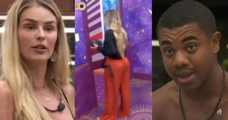 BBB24: Yasmin Brunet tem atitude infantil e bate porta várias vezes para acordar Davi – vídeo