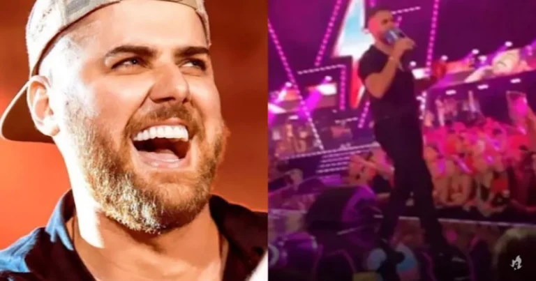 Vídeo mostra o momento em que Zé Neto sofre acidente em show; público se desespera