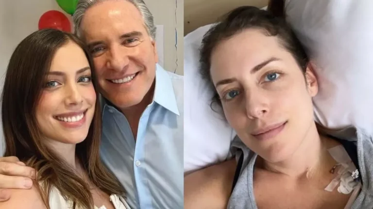 Roberto Justus tranquiliza sobre tratamento da filha: ‘Muito bem’