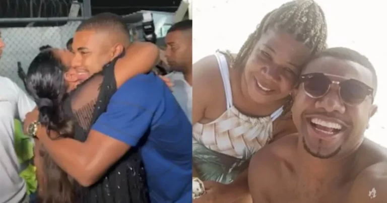 Vídeo mostra reencontro de Davi com a mãe no aeroporto de Salvador