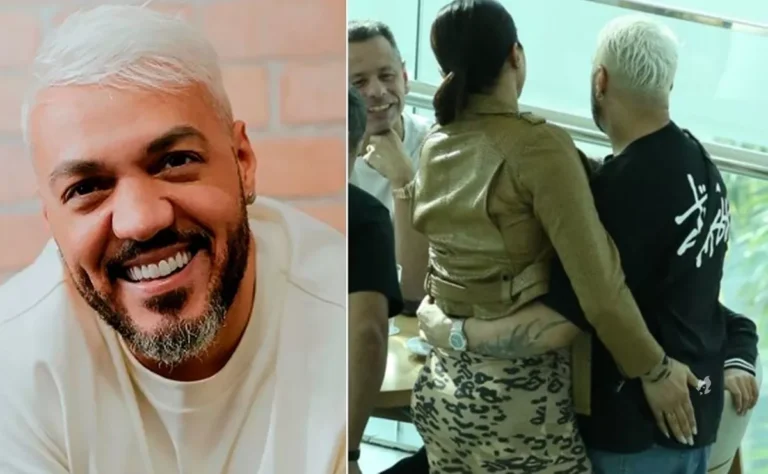 Belo é flagrado agarrado com mulher misteriosa no shopping e revela identidade
