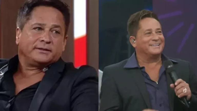 Leonardo se constrange após ganhar beijo de cantora: “Fiquei com vergonha”