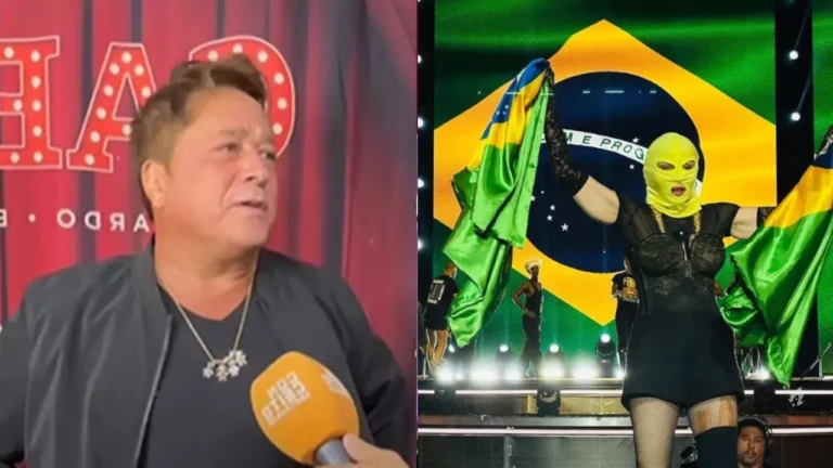 Cantor Leonardo não se cala e massacra show de Madonna