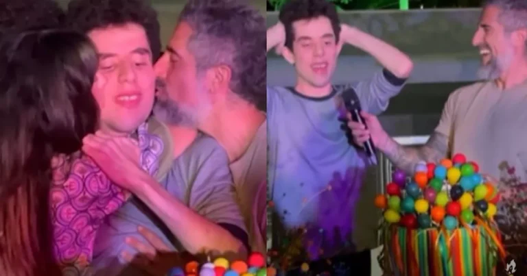 Marcos Mion compartilha melhores momentos de aniversário do filho, Romeo