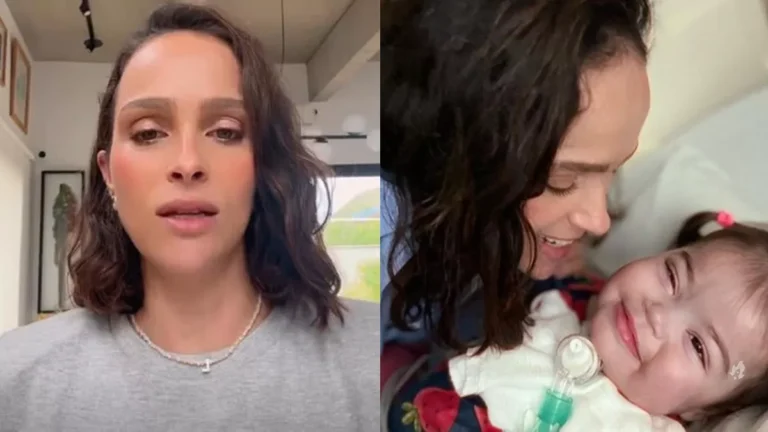 Letícia Cazarré revela que filha passou por intercorrência após alta