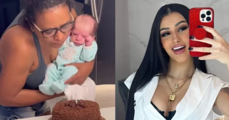 Bia Miranda faz festa surpresa para a babá do filho, antiga babá do marido