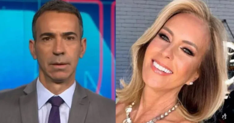 Sogra de César Tralli não quer saber e dá opinião sincera ao vê-lo no Jornal Nacional