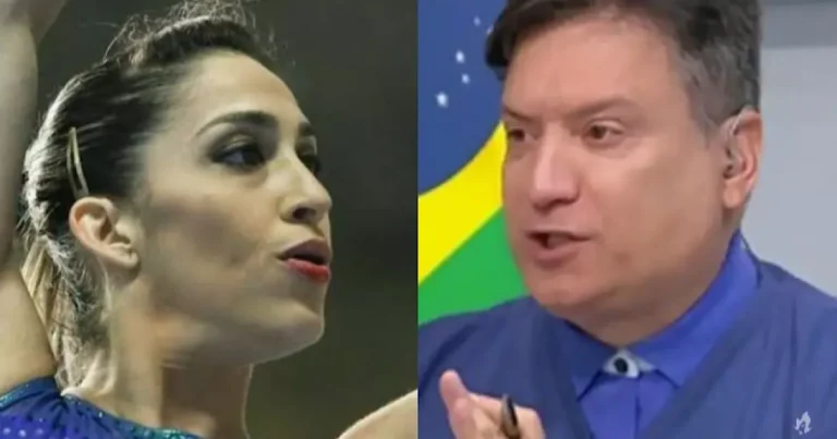 Daniele Hypolito e Luiz Carlos Jr protagonizam climão ao vivo no SporTV