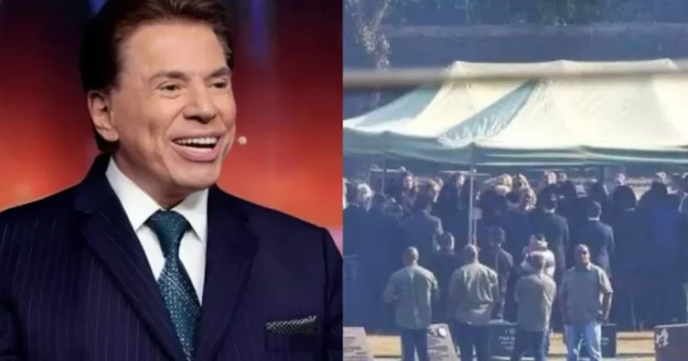 Sobrinho de Silvio Santos mostra túmulo após enterro do apresentador: ‘meu querido tio’