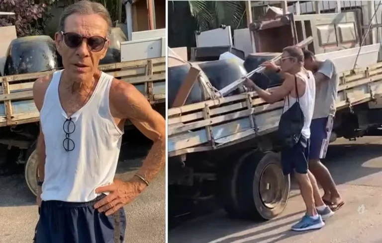 Mário Gomes se transfere para nova casa após ser despejado de mansão