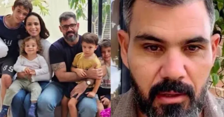 Ator Juliano Cazarré pede oração aos fãs; ele está com 5 filhos doentes e desabafou