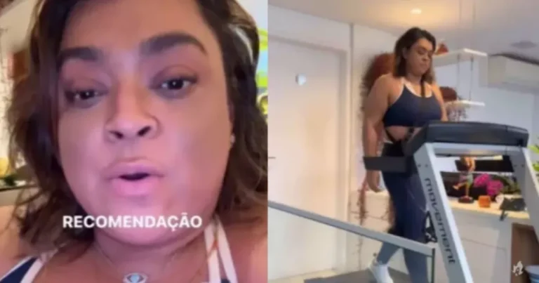 Preta Gil preocupa fãs ao fazer exercício com bolsa de quimioterapia: ‘Ajuda na recuperação’