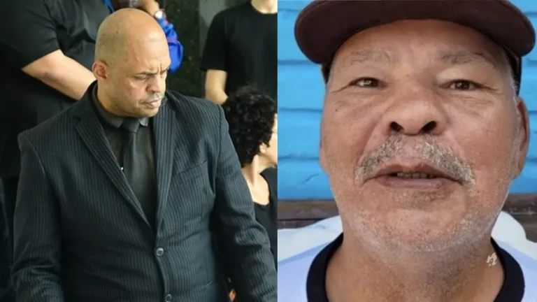 Filho de Maguila manda recado bem direto para os parentes durante o velório do pai