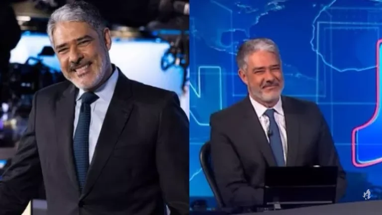 Vídeo: Bonner cai na risada durante o Jornal Nacional ao saber o que aconteceu com colega de trabalho