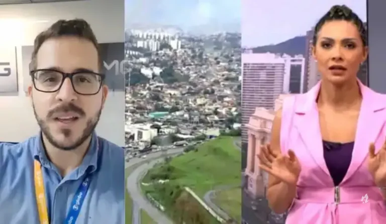 Vídeo: Helicóptero da Globo é atingido e faz pouso de emergência ao vivo