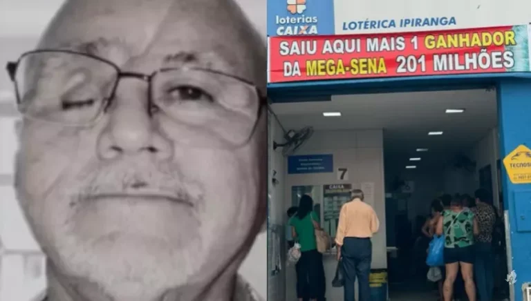Morre ganhador de R$ 201 milhões da Mega-Sena, 24 dias após retirar prêmio