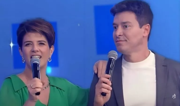 Demitido da Record, Rodrigo Faro ganha presente inusitado em amigo secreto da emissora