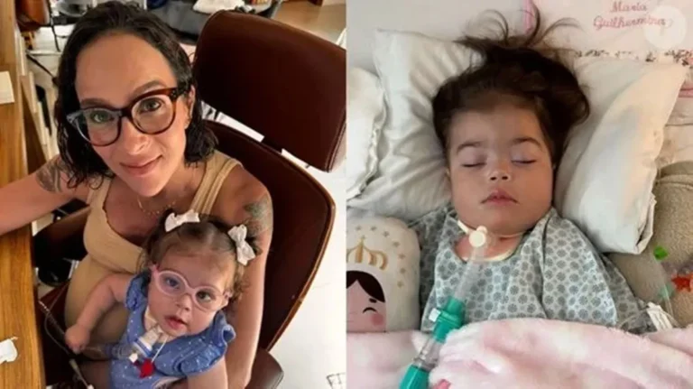 Letícia Cazarré compartilha foto com a filha após pequena passar 13 dias na UTI
