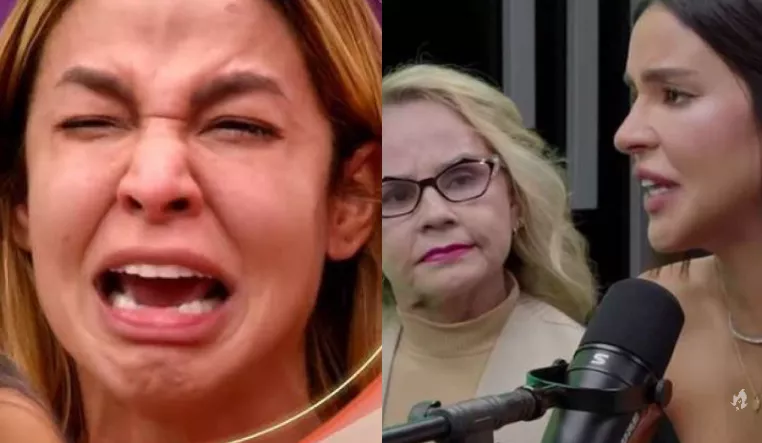 Mãe da ex-BBB Kerline descobre ao vivo que a filha é bissexual e reação surpreende; vídeo