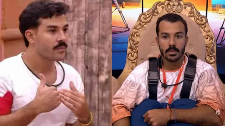 Mateus se queima com confinados do bbb 25 durante castigo do monstro