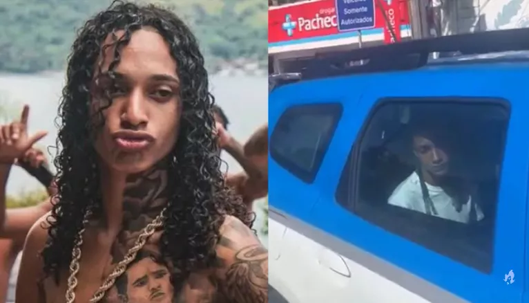 Rapper Oruam é detido na Barra da Tijuca e levado para delegacia no Rio