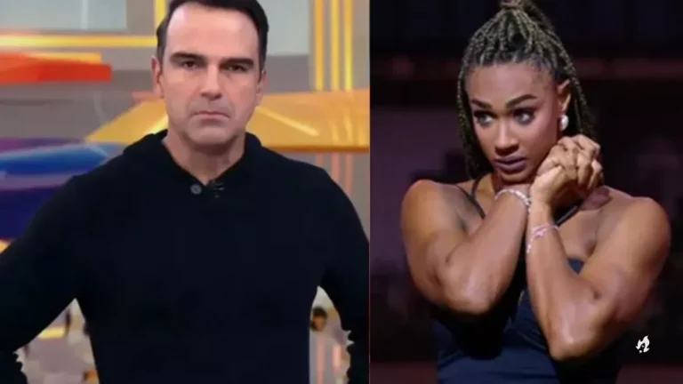 BBB 25: Aline entrega detalhes sobre bronca de Tadeu Schmidt e web reage: ‘falta de educação’