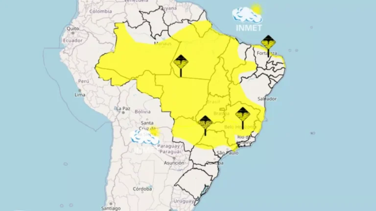 Inmet emite alerta de ‘perigo potencial’ de chuvas intensas para 133 cidades do Leste de Minas Gerais
