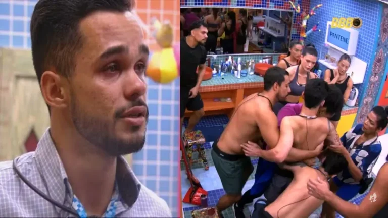 BBB 25: João Pedro passa mal e é carregado às pressas para atendimento médico