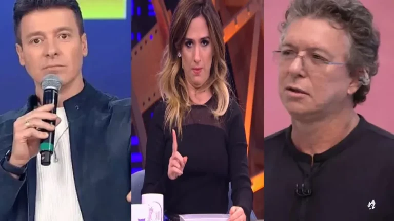 Vídeo: Tatá Werneck faz piada com Boninho no SBT e cita Rodrigo Faro