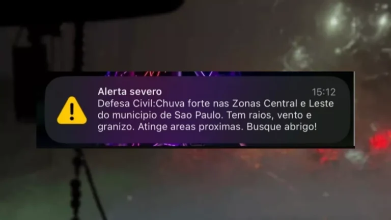 Novo alerta de chuvas para celular em SP toca mais de 150 vezes em 4 meses