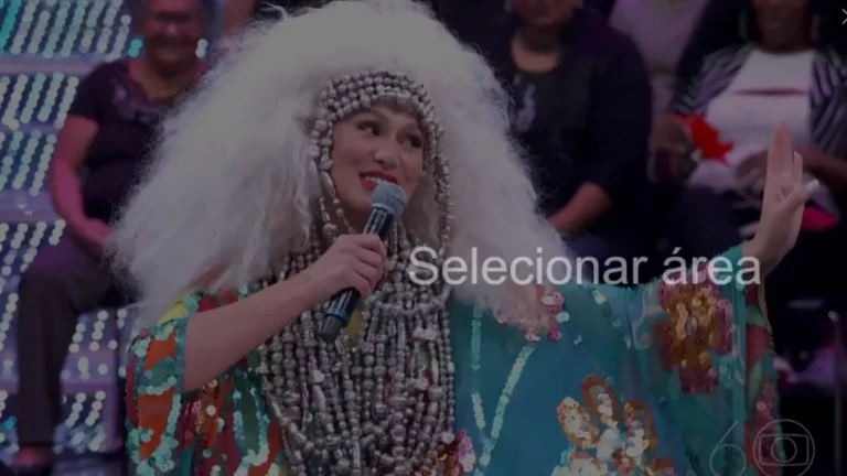 Lívia Andrade se transforma em Elke Maravilha, eterna jurada do Chacrinha