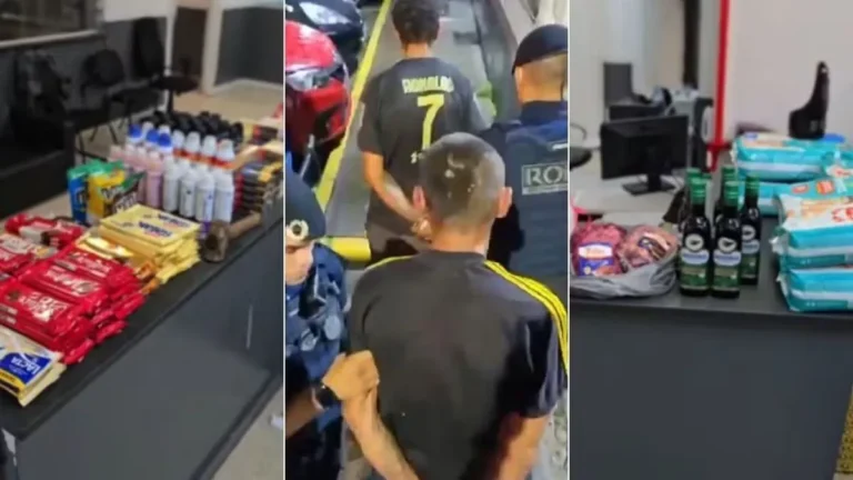 Dupla é presa após furtar supermercado em Santos