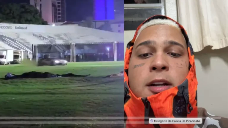 Vídeo: MC Ryan é detido por fazer manobras em gramado de estádio em SP
