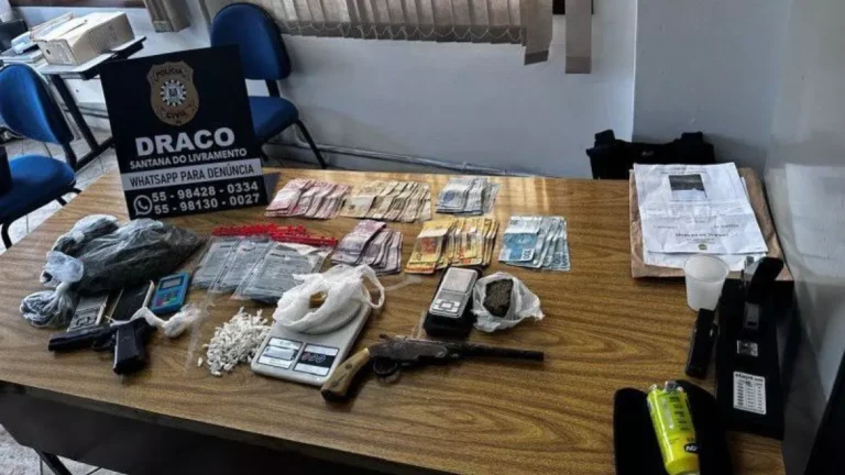 Vinte pessoas são presas em operação contra o tráfico no RS