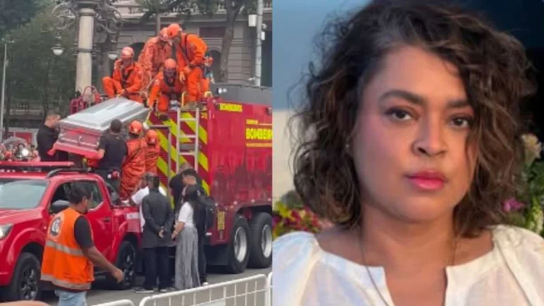 Corpo de Preta Gil deixa Theatro Municipal a caminho do crematório; veja o momento