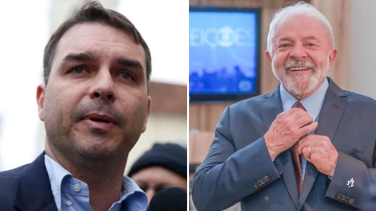 Flávio Bolsonaro rompe o silêncio e manda recado para presidente Lula: “Parabéns”