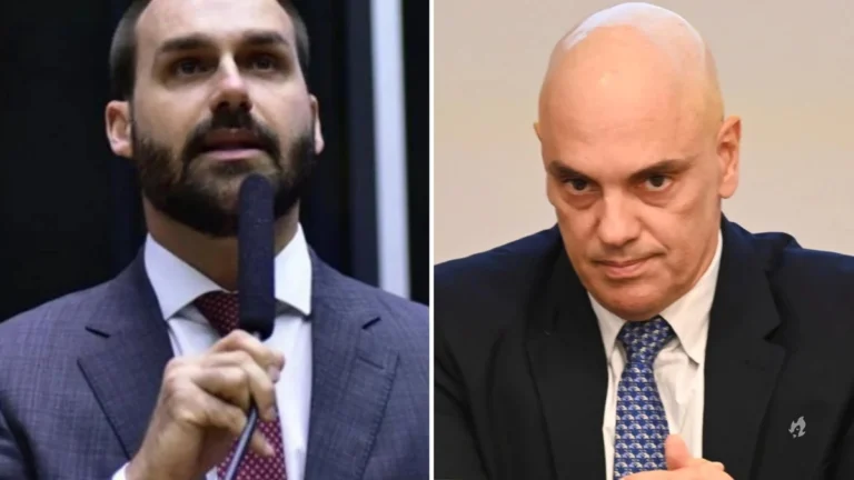 Vídeo: Eduardo revela que esposa de Alexandre de Moraes também será sancionada