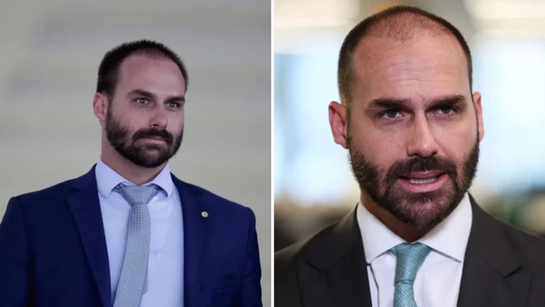 Eduardo Bolsonaro escondeu dinheiro na conta da esposa, afirma PF