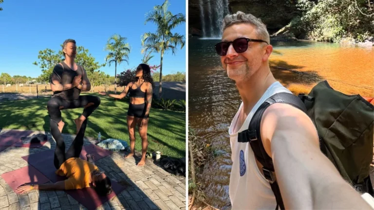 Lucas Lima detalha experiência em retiro de yoga; veja fotos
