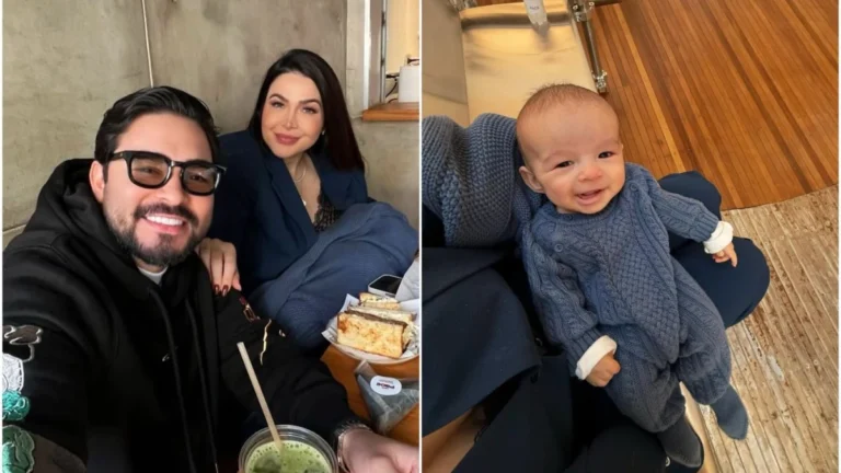 Yudi mostra primeiro passeio em família após cirurgia do filho