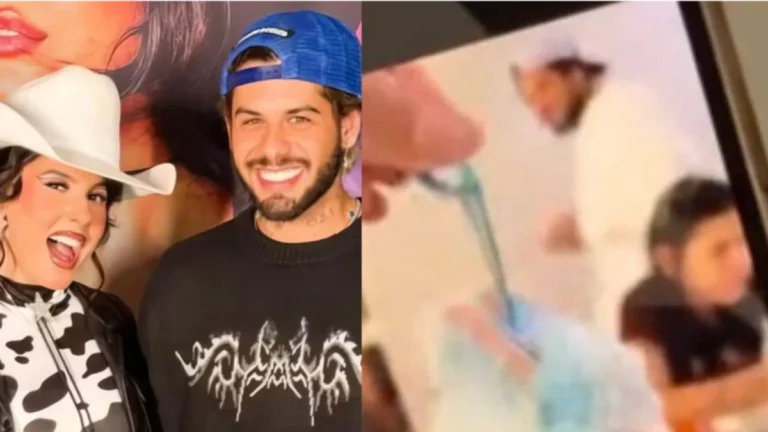 Flagrados? Vídeo mostra Zé Felipe em churrasco na casa da família de Ana Castela