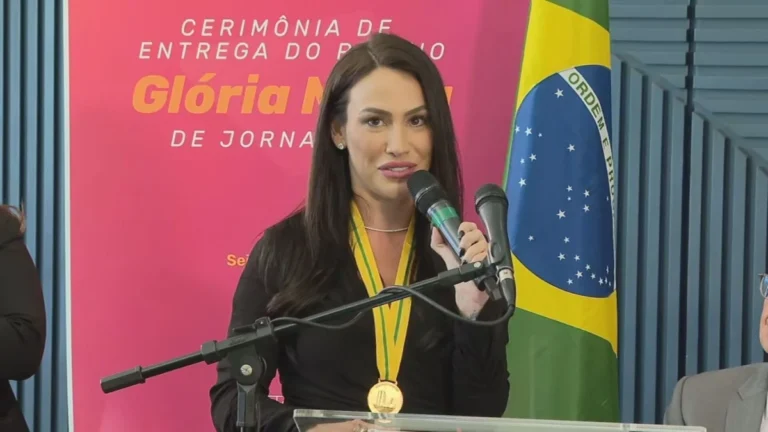 Câmara premia Tainá Falcão, âncora da CNN, com medalha Glória Maria